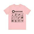 thumbnail image 1 of Portal Game Series Merch Aperture Laboratories Logo T-shirt Unisex Short Sleeve Casual Graphic Tee, 1 of 2