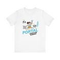 thumbnail image 1 of Portal Game Series Merch Printed T-shirt Unisex Men Women Short Sleeve Casual Graphic Tee, 1 of 2