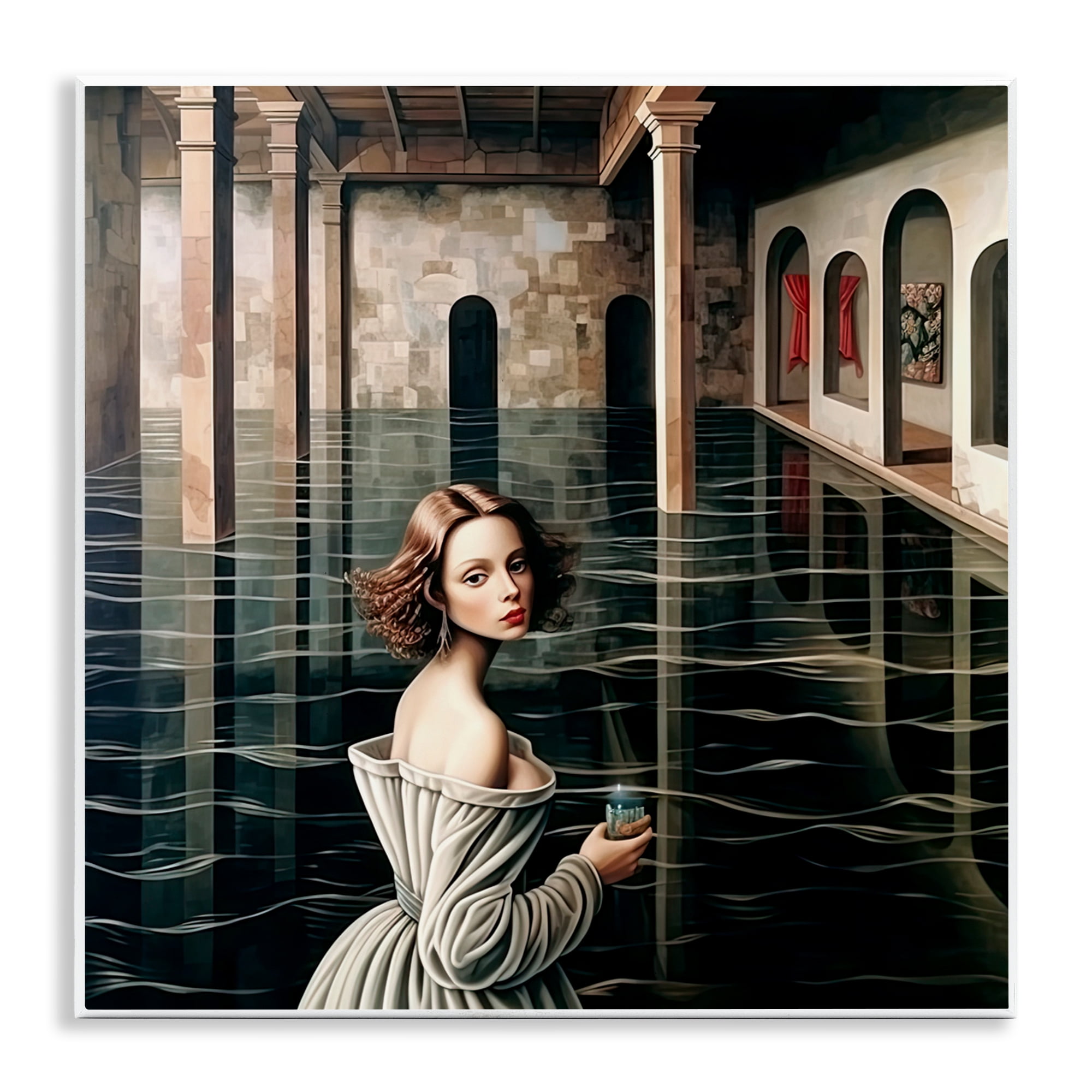 Portal Of Reflections Wall Plaque Art, design by Sasha