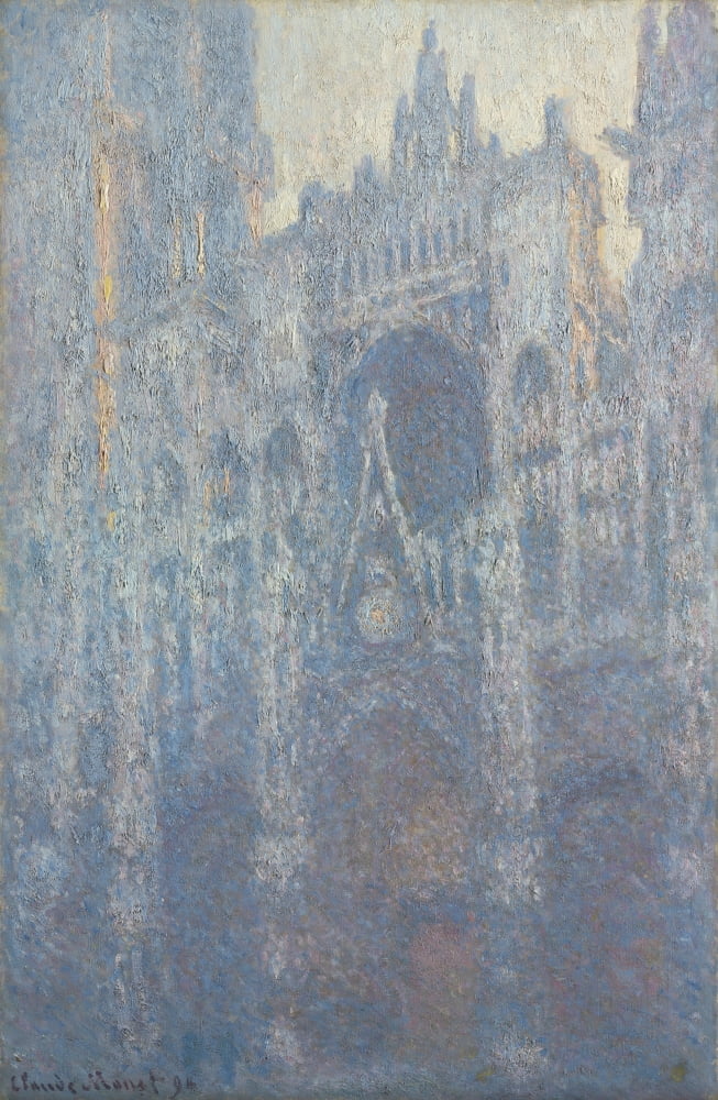 Portal Of Rouen Cathedral In Morning Light Canvas Art - (24 x 36)