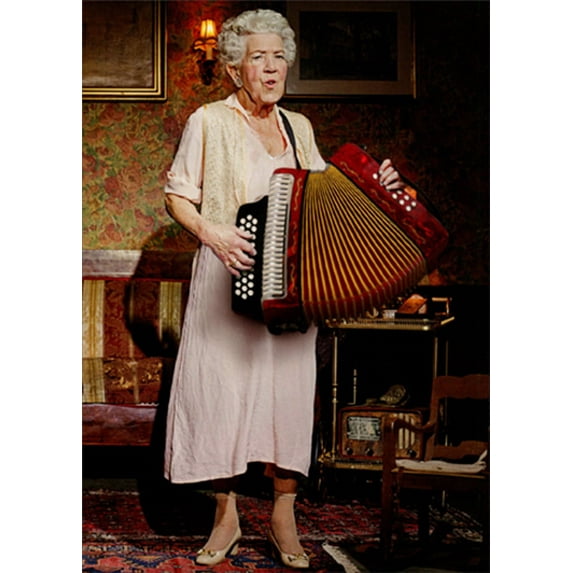 Portal Publications Act Accordionly Funny / Humorous Birthday Card For Her / Woman