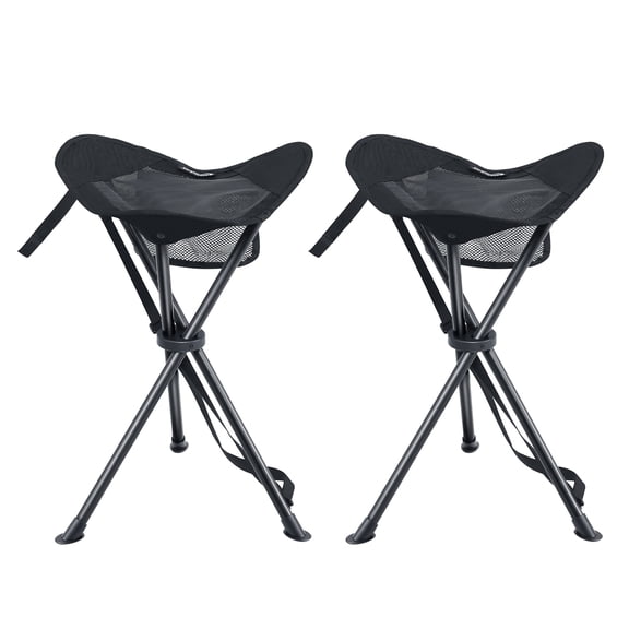 Portal Tall Folding Tripod Stool for Outdoor Camping Walking Hunting Hiking Fishing Travel, Support 225 lbs