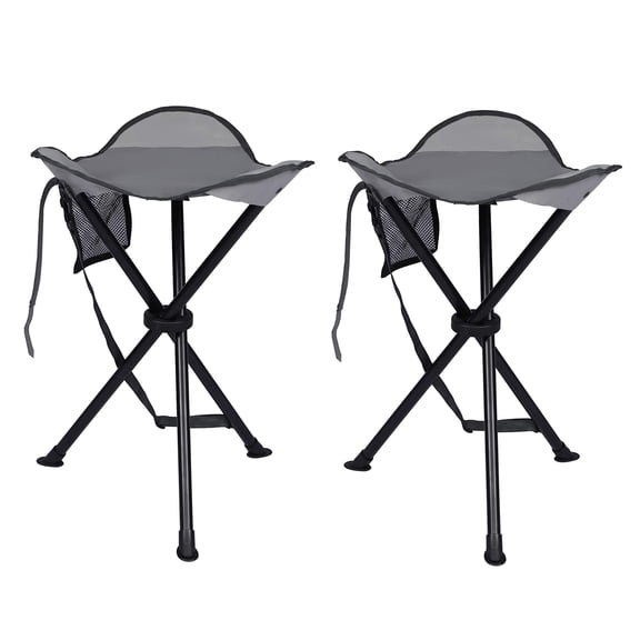 Portal Tall Folding Tripod Stool for Outdoor Camping Walking Hunting Hiking Fishing Travel, Support 225 lbs