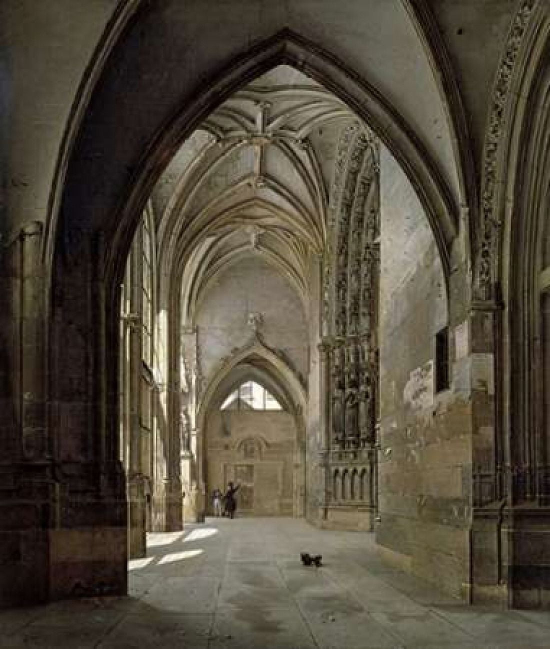 Portal of St Germain LAuxerrois Canvas Art - Etienne Bouhot (24 x 24)