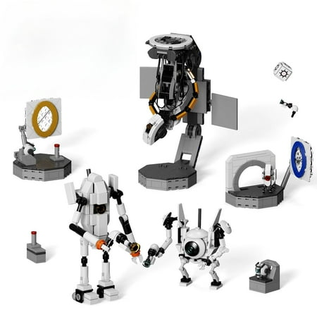 Portals Level Scene Building Block Set Game Props Model Toys Boys and Girls Christmas Gifts(705 PCS)