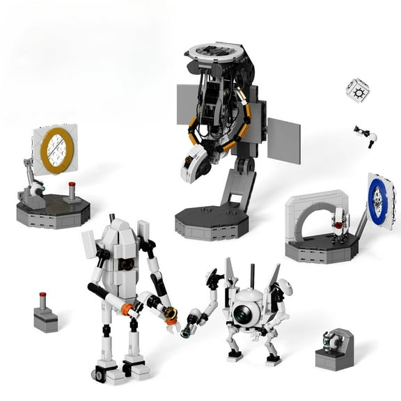 Portals Level Scene Building Block Set Game Props Model Toys Boys and Girls Christmas Gifts(705 PCS)