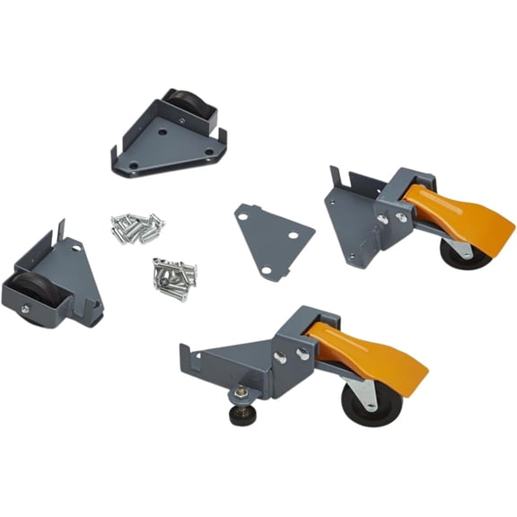 Portamate Mobile Base Kit PM-1100 - Heavy Duty, Universal, Customizable, Adjustable Rolling Set, Dolly Roller Frame and Casters for Moving Equipment, Tools, Machines - 400 lb Capacity