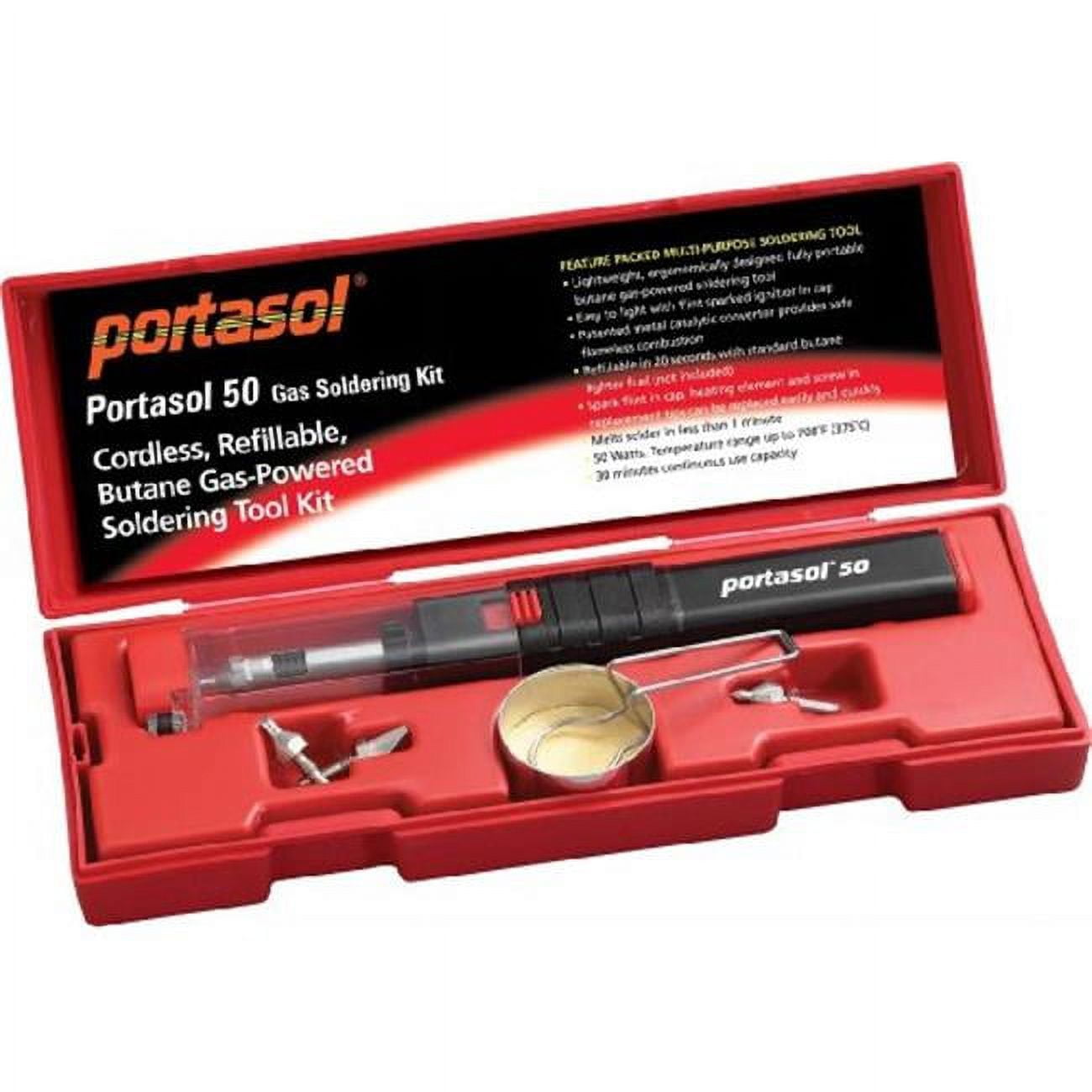Portasol P50K Portasol 50 Watts Gas Soldering Iron Kit