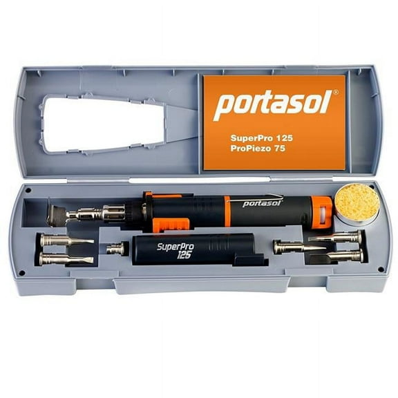Portasol USA PT010589330 125 watt Super Pro Heat Tool Kit with 7 Tips