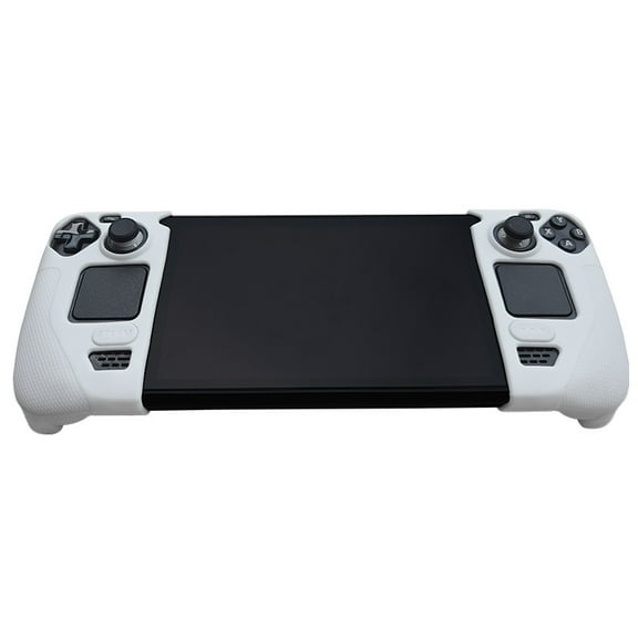 Portective Silicone Grip Case for Steam Deck/Steam Deck OLED，Anti-Collision Grip Protector for Steam Deck Oled Game，Dustproof Anti-Collision Handle Case Cover Console Accessories