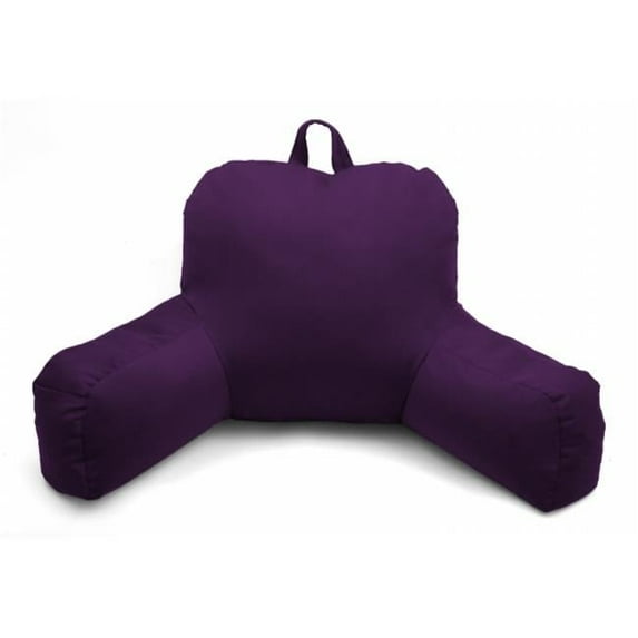 Porter Bedrest, Purple- Brushed Porter Bedrest, Purple - Micro Suede Bed Rest Lounger