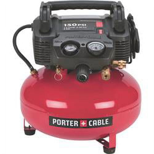 Porter Cable 100033 Pancake Air Compressor Kit - 6 gal, Model No. C2002-WK