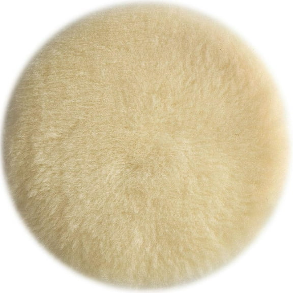 Porter-Cable 18007 6-Inch Diameter Fine Lambs Wool Hook and Loop Polishing Pad