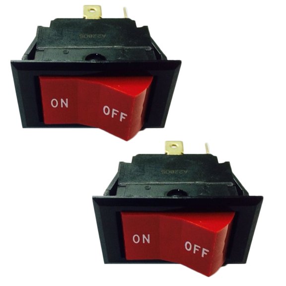 Porter Cable 2 Pack of Genuine OEM Replacement Rocker Switches - A22805-2PK