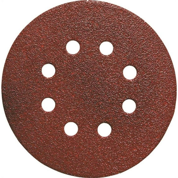 Porter Cable 725801225 - 5" 120 Grit 8-Hole Aluminum Oxide PSA Discs
