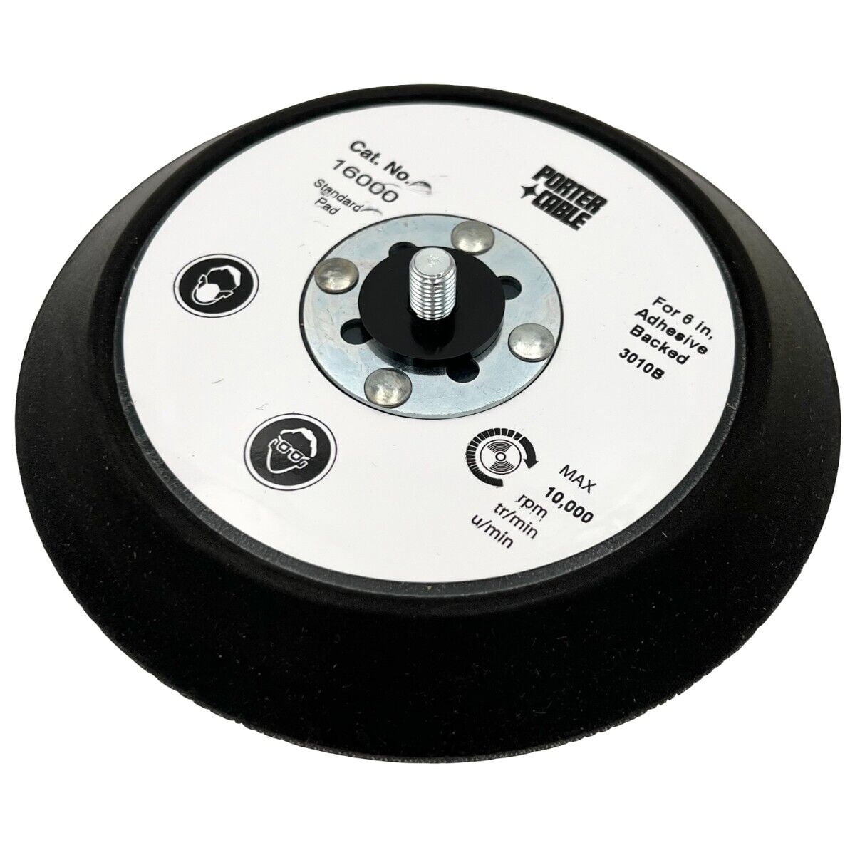 Porter Cable 7336 Replacement 6" PSA Sander Pad # 16000
