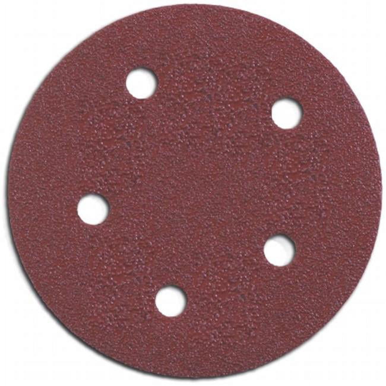 Porter Cable 735501005 - 5" 100 Grit Aluminum Oxide 5-Hole Hook-and-Loop Sanding Discs