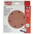 thumbnail image 1 of Porter Cable 736602225 - 6" 220 Grit Aluminum Oxide 6-Hole Hook-and-Loop Sanding Discs, 1 of 1