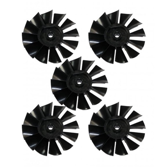 Porter Cable C2002 Air Compressor 5 Pack Replacement 8mm Motor Fan - D24595-5PK