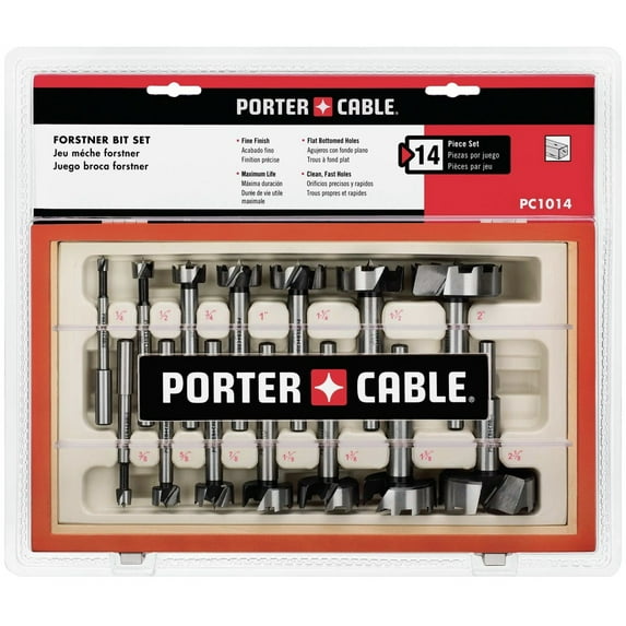 Porter-Cable PC1014 14-Piece Forstner Drill Bit Set