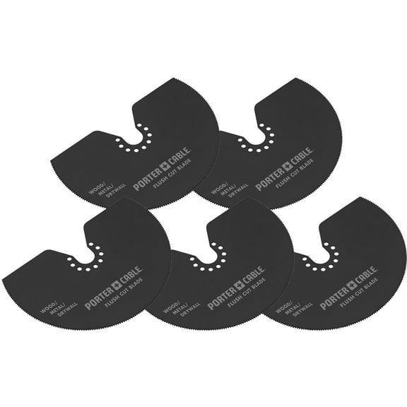 Porter Cable PC3013 Oscillating Flush Cut Blade 5-Pack, PC3013-5PK