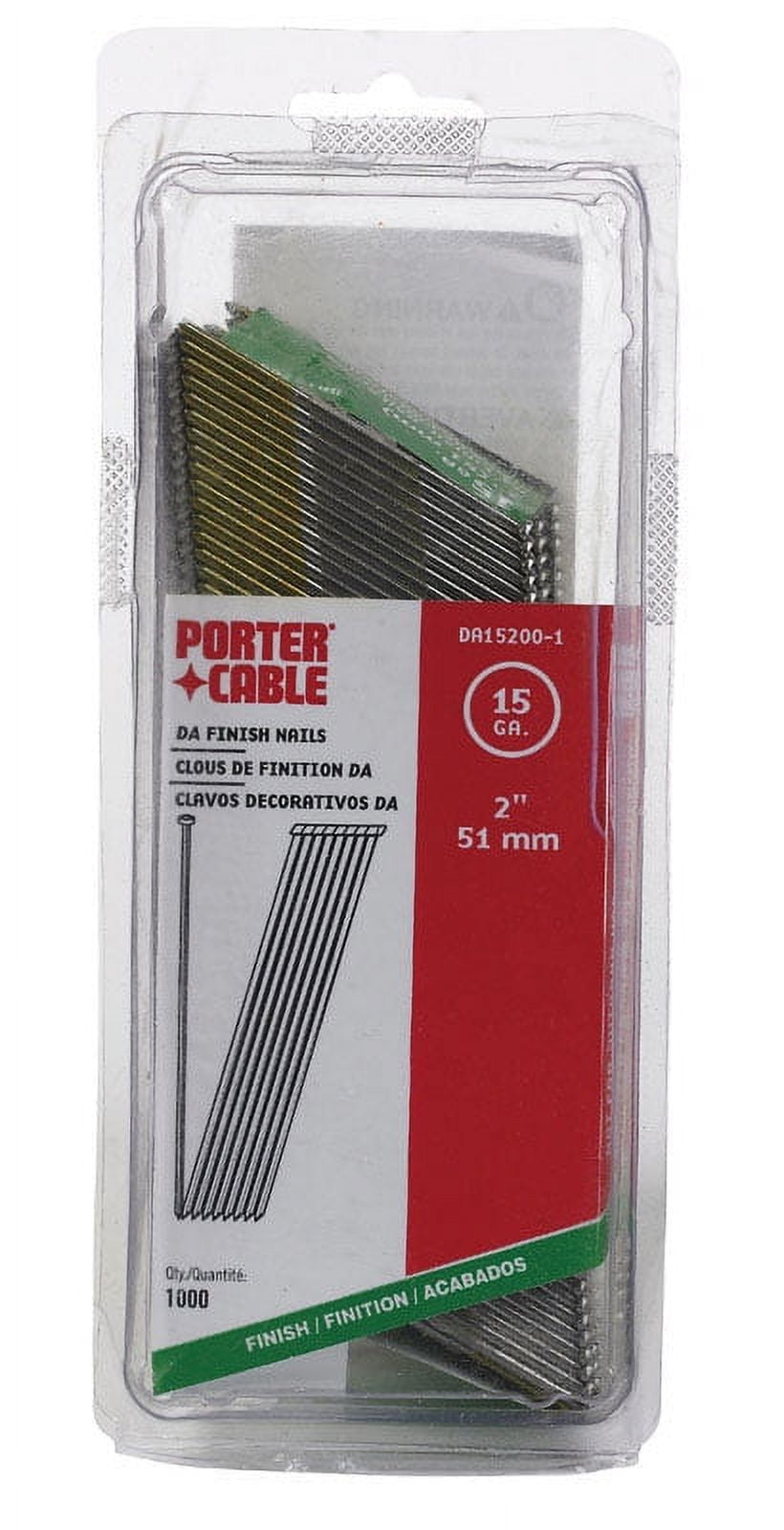 Porter Cable PDA15200-1 2" 15 Gauge Senco® Type Angle Finish Nails 1,000 Count