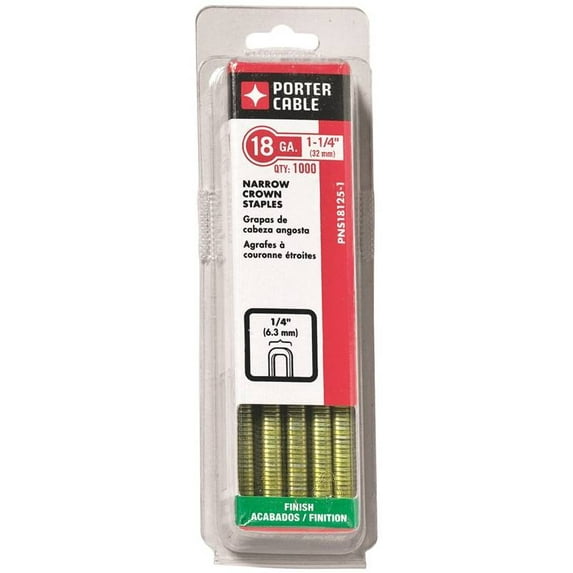Porter Cable PNS18125-1 1-1/4" Narrow 1/4" Crown Staples