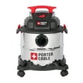 thumbnail image 1 of Porter-Cable Stainless Steel Wet/Dry Vacuum Cleaner, PCX18115, 5 gal, 1 of 3