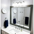 thumbnail image 1 of Porter Dark Grey Framed Wall Mirror, Rectangular Vanity Mirror, Multiple Sizes, 1 of 13