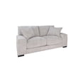 thumbnail image 1 of Porter Designs Big Chill Soft Microfiber Loveseat - Cream, 1 of 7