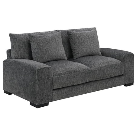 Porter Designs Big Chill Soft Microfiber Loveseat - Gray