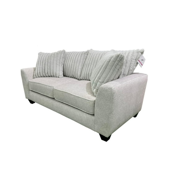 Porter Designs Broadway Microfiber Loveseat - Gray