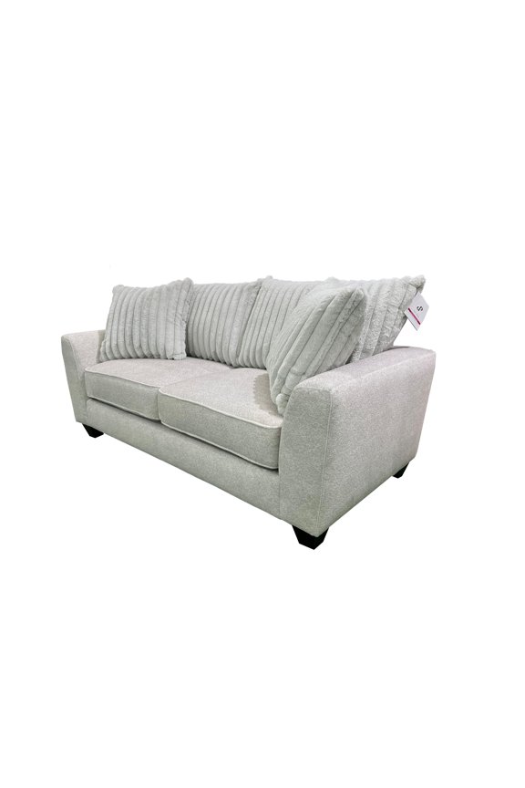 Broadway Microfiber Loveseat - Gray