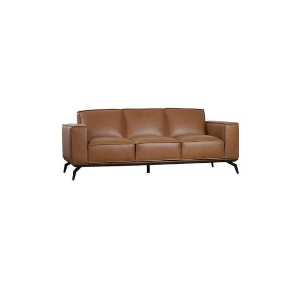 Porter Designs Carina Top Grain Leather Sofa - Brown
