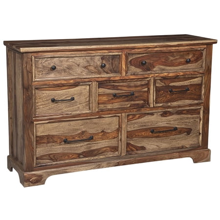 Porter Designs Crossroads Solid Sheesham Wood Dresser - Brown