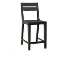 thumbnail image 1 of Porter Designs Fall River Solid Sheesham Wood 24" Dining Chair - Gray, 1 of 6