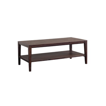 Porter Designs Alpine Solid Wood Coffee Table with Storage in Natural ...