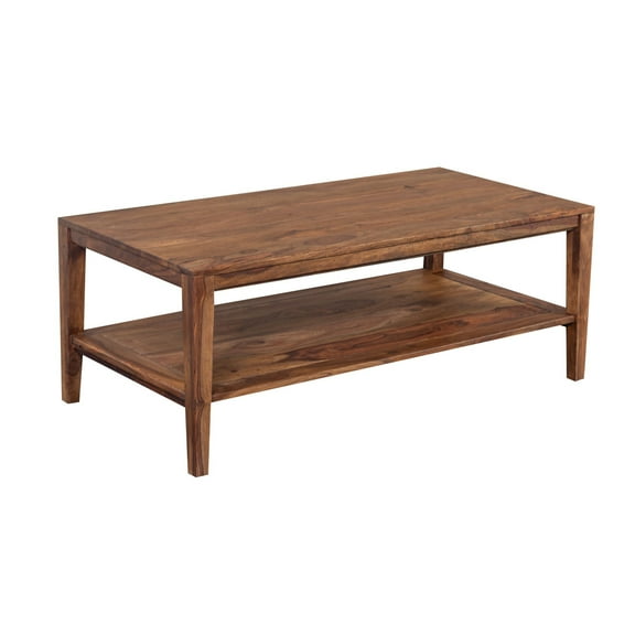 Porter Designs Fall River Solid Sheesham Wood Coffee Table - Natural.