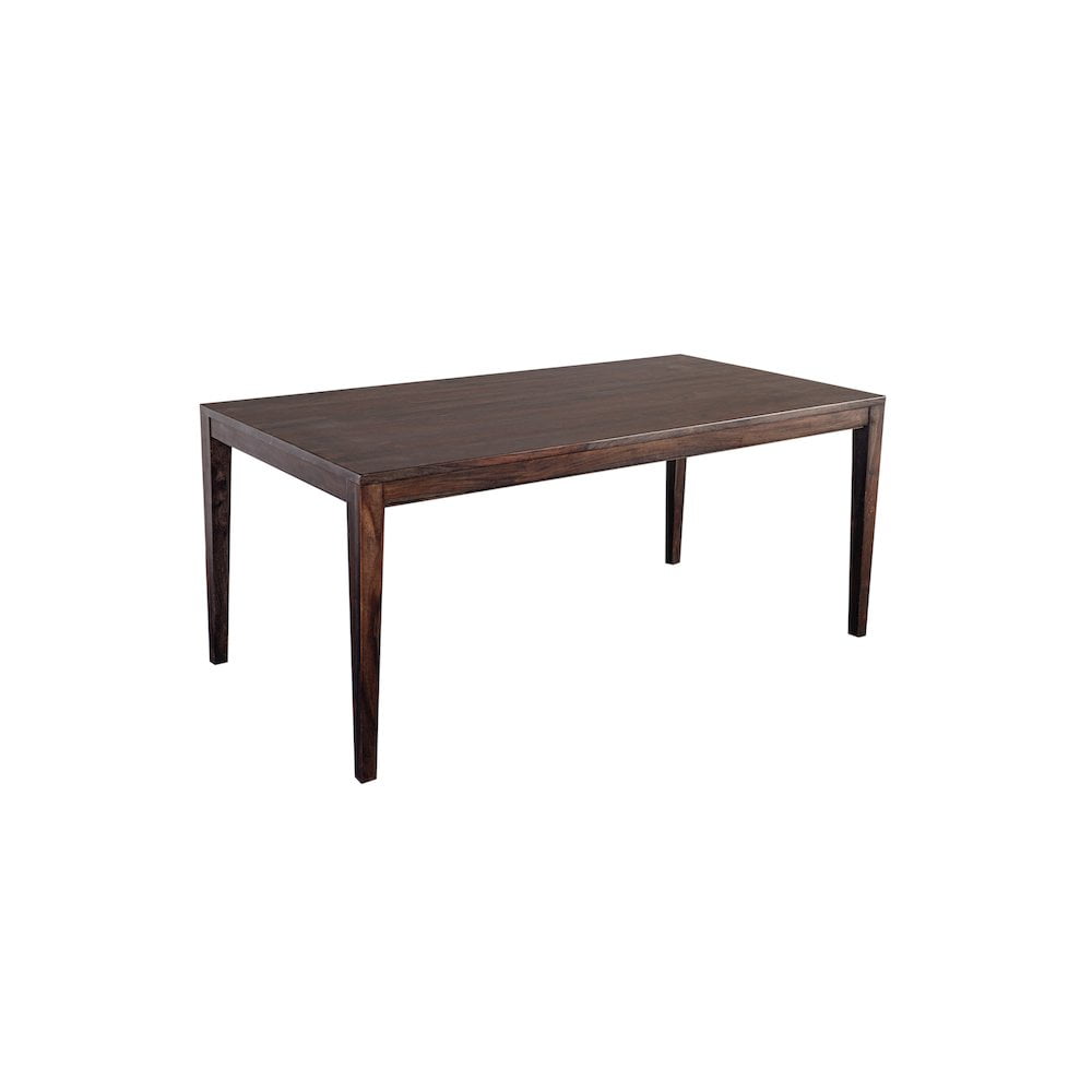 Fall River 70'' Dark Walnut Solid Sheesham Contemporary Dining Table