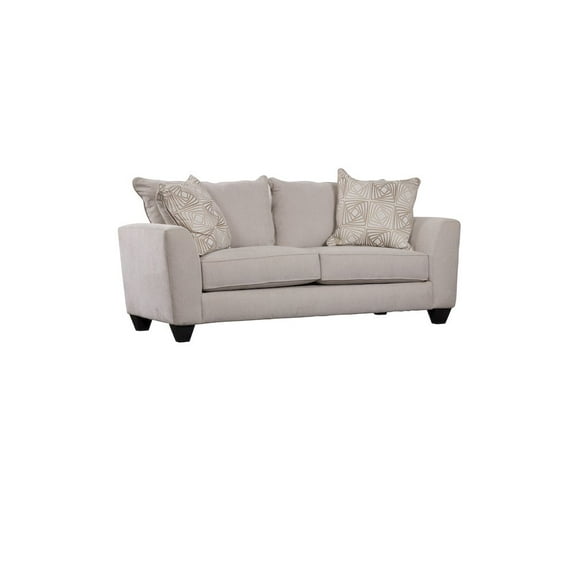 Porter Designs Hawthorne Chenille Fabric Sofa - Cream