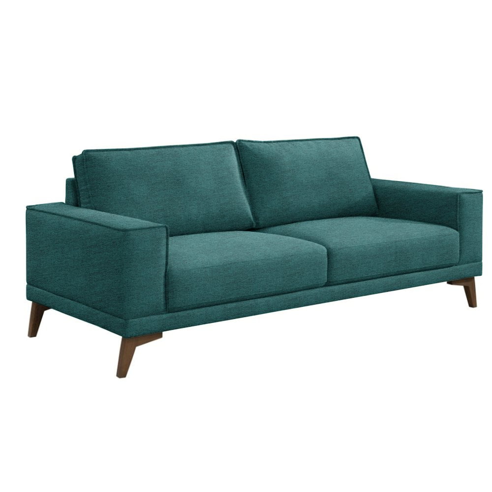 Porter Designs Jarrett Modern Upholstered Sofa - Blue - Walmart.com