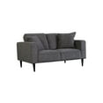 thumbnail image 1 of Porter Designs Keaton Upholstered Loveseat - Gray, 1 of 9
