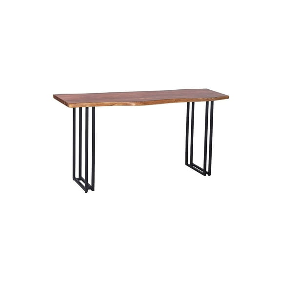 Porter Designs Manzanita Solid Acacia Wood Console Table - Brown