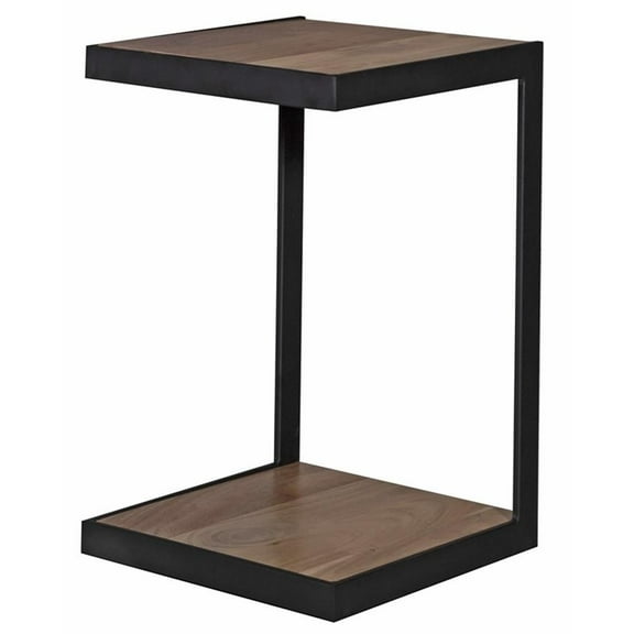 Porter Designs Manzanita Solid Sheesham Wood C Table in Natural (Set of 2)