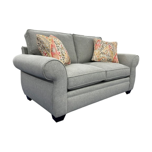 Porter Designs Oasis Transitional Loveseat - Gray