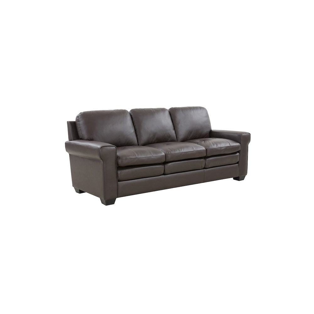 Porter Designs Parma Top Grain Leather Sofa - Brown