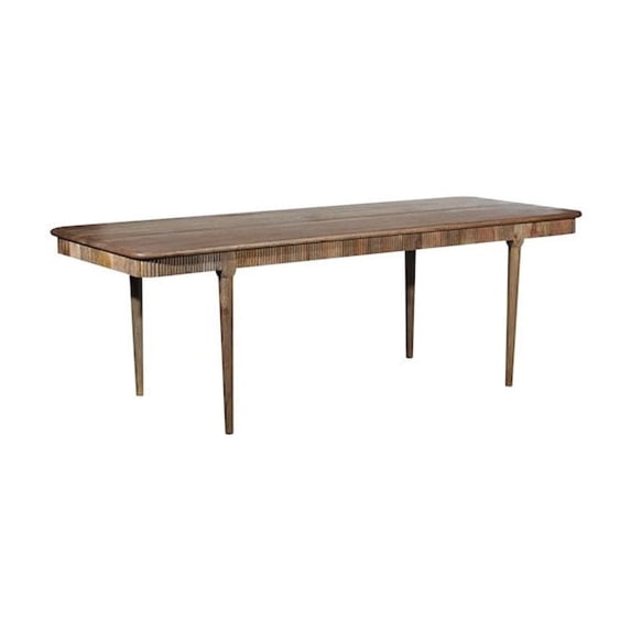 Porter Designs Petra Transitional Solid Wood Dining Table in Natural