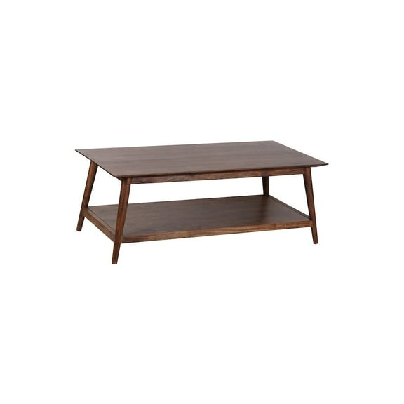 Porter Designs Portola Solid Acacia Wood Coffee Table - Brown