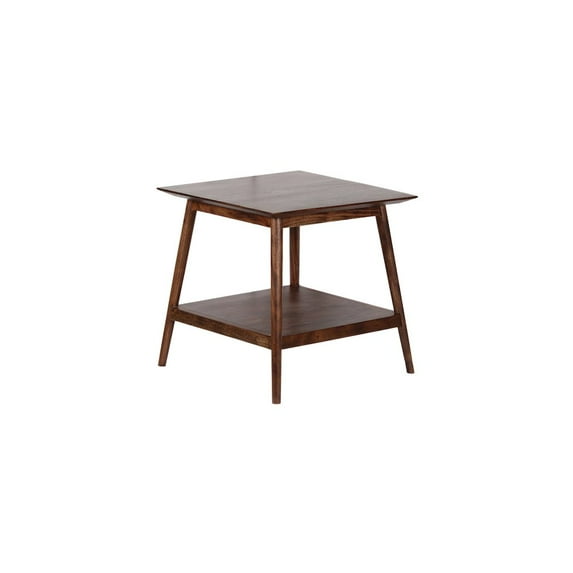 Porter Designs Portola Solid Acacia Wood End Table - Brown