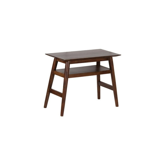 Porter Designs Portola Solid Acacia Wood End Table - Brown